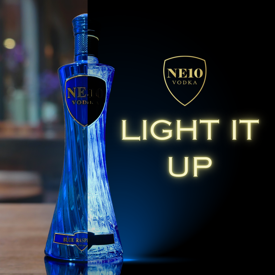 Ne10 Vodka Blue Raspberry 70cl